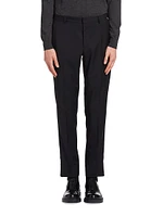 Slim-Fit Wool Trousers