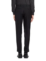 Slim-Fit Wool Trousers