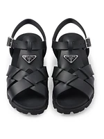 Crisscross Rubber Sandals