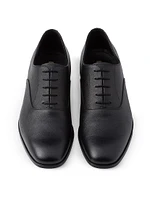 Saffiano Leather Oxford Shoes