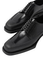 Brushed Leather Derby Shoes