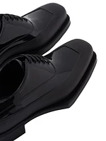 Patent Leather Derby Shoes