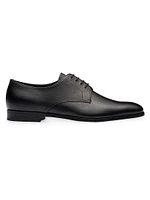 Saffiano Leather Derby Shoes