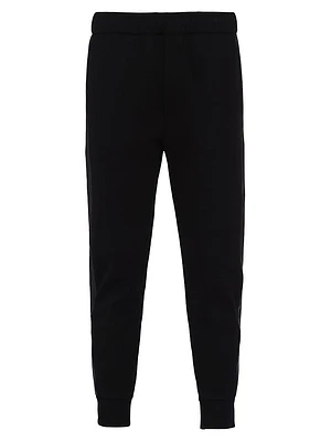 Technical Fleece and Leather Pants