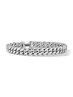 Curb Chain Bracelet in Platinum