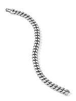 Curb Chain Bracelet in Platinum