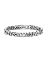 Curb Chain Bracelet Platinum