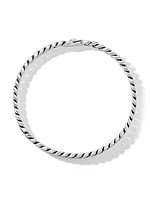 Curb Chain Bracelet in Platinum