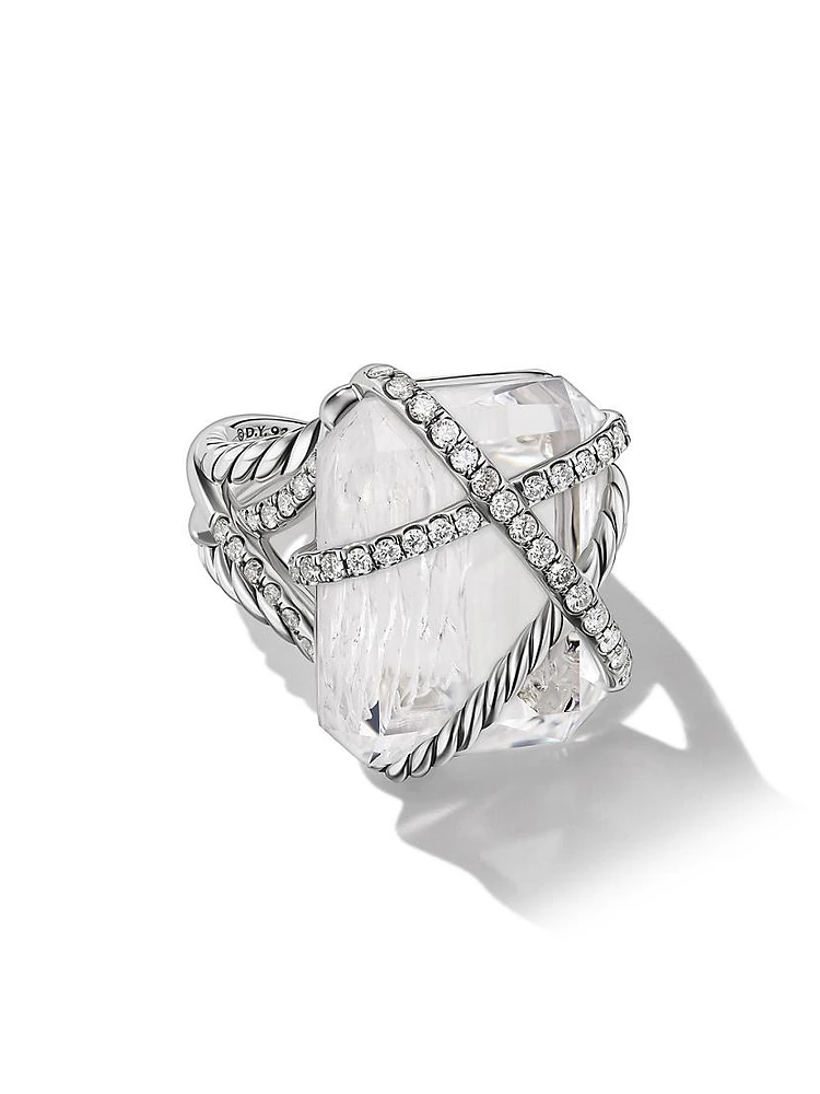 Cable Wrap Ring Sterling Silver