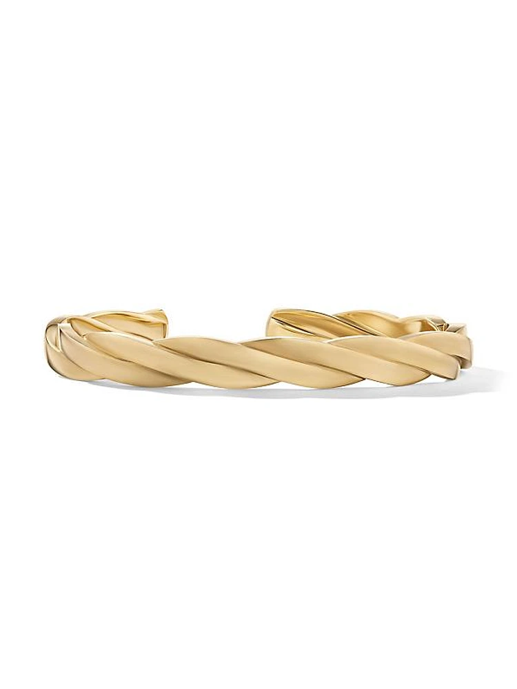 DY Helios™ Cuff Bracelet in 18K Yellow Gold, 9MM