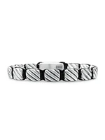 Sculpted Cable Woven Tile Bracelet