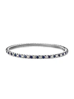 Pavé Stretch Bracelet 18K White Gold