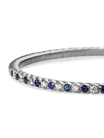 Pavé Stretch Bracelet 18K White Gold