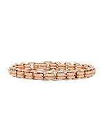 Streamline Double Heirloom Link Bracelet in 18K Rose Gold, 8MM