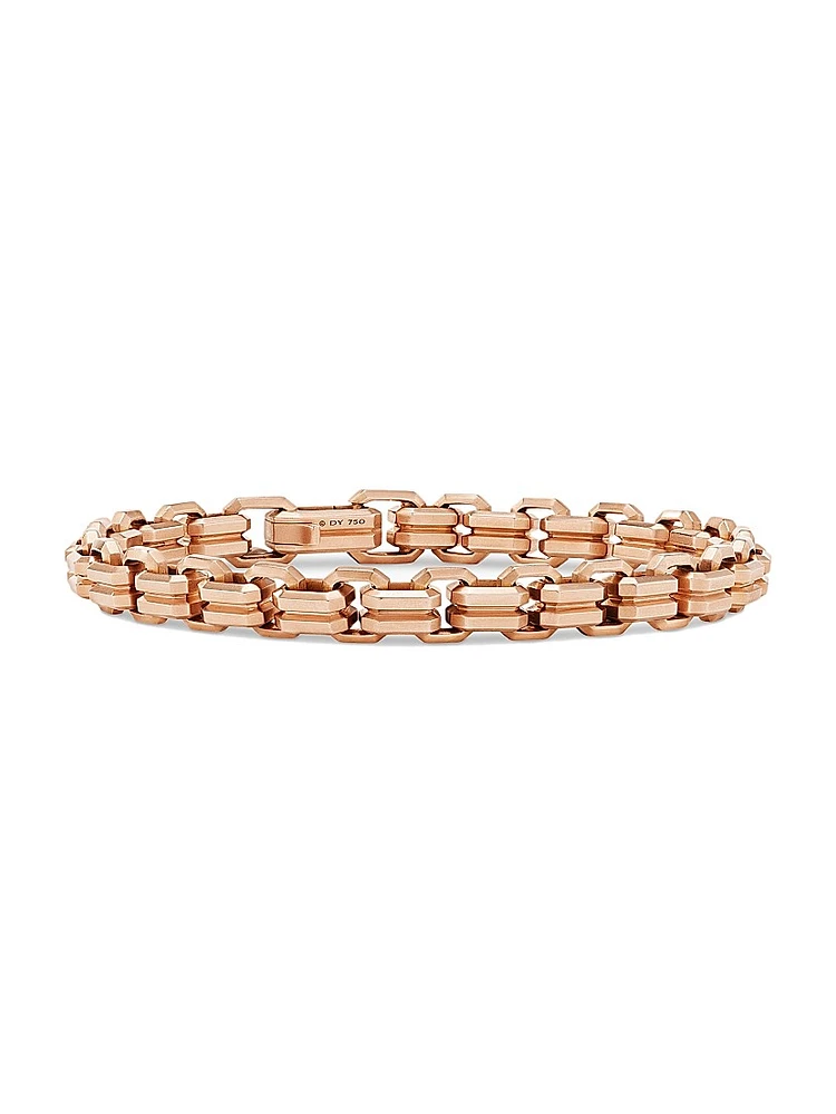 Streamline Double Heirloom Link Bracelet 18K Rose Gold, 8MM