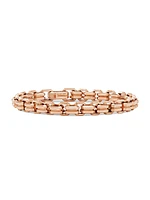 Streamline Double Heirloom Link Bracelet 18K Rose Gold, 8MM