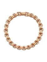 Streamline Double Heirloom Link Bracelet in 18K Rose Gold, 8MM