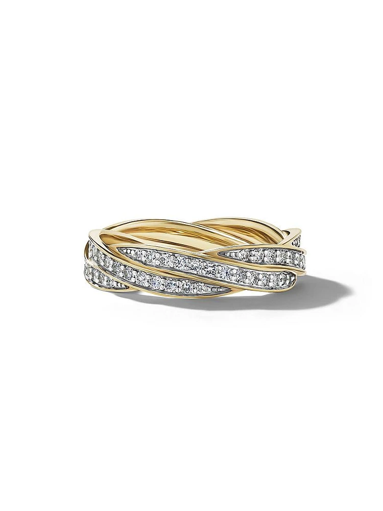 DY Helios⿢ Band Ring 18K Yellow Gold