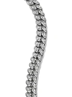 Curb Chain Bracelet Platinum