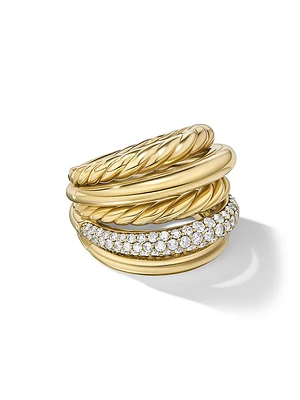 DY Mercer™ Multi Row Ring 18K Yellow Gold