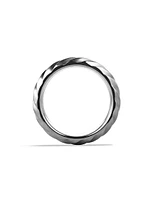 Modern Cable Band Ring Grey Titanium, 9MM