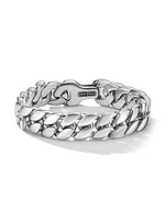 Curb Chain Bracelet in Platinum