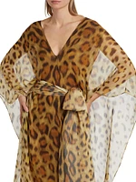 Jaguar Silk Chiffon Caftan