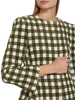 Chenille Check Tweed Jacket