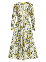 Dandelion Poplin Midi-Dress