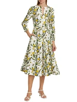 Dandelion Poplin Midi-Dress