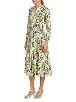 Dandelion Poplin Midi-Dress