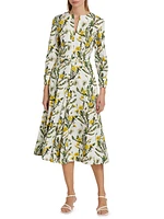 Dandelion Poplin Midi-Dress