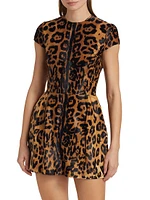 Jaguar Leather Minidress