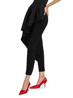 Skirted Stretch Skinny Pants