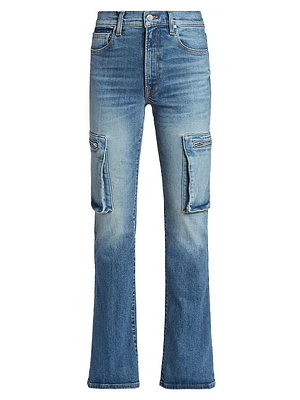 Cargo Flare Jeans