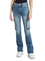 Cargo Flare Jeans