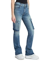 Cargo Flare Jeans