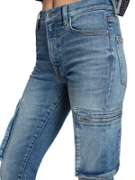 Cargo Flare Jeans