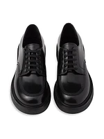 Brushed Leather Derby Shoes