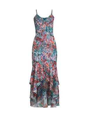 Royce Floral Midi-Dress