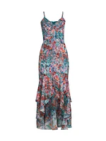 Royce Floral Midi-Dress