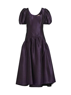 Brighton Shantung Midi Dress