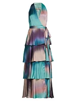 Paige Ombré Wrap Maxi Dress