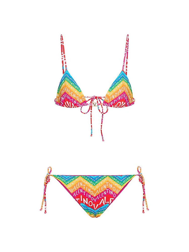 Chevron Lycra Bikini 24