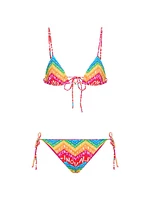 Chevron Lycra Bikini 24