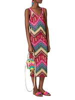 Chevron Lurex Dress