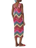 Chevron Lurex Dress