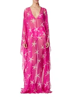 Starfish Chiffon Evening Dress