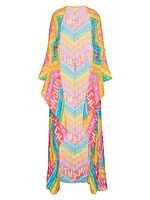 Chevron 24 Muslin Cape