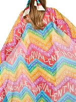 Chevron 24 Muslin Cape